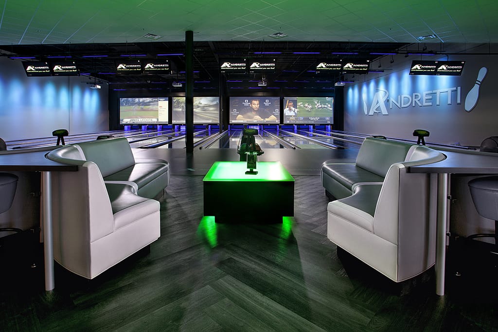 commercial_architecture_real estate photography_atlanta_interior_karenimages 2020 - 05 - atlanta's commercial photographer architectural photograph of the bowling alley at andretti in marietta, georgia by atlanta architectural photographer karen images