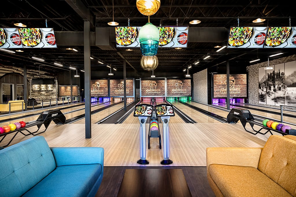 commercial_architecture_real estate photography_atlanta_interior_karenimages 2020 - 16 - atlanta's commercial photographer architectural photograph of the interior design of the bowling alley in lakepoint station in cartersville, georgia by atlanta architectural photographer karen images