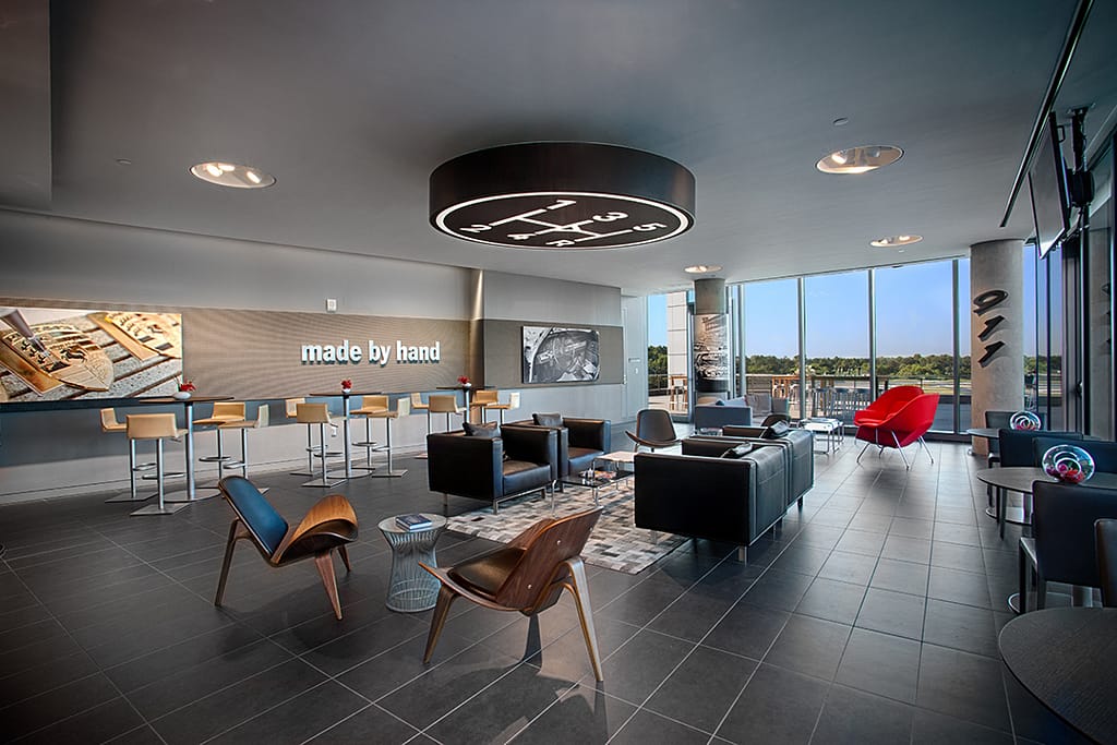 porsche interior design 10 - atlanta's commercial photographer architectural photograph of the interior design of the 911 cafe at one porsche drive in hapeville, georgia by atlanta architectural photographer karen images