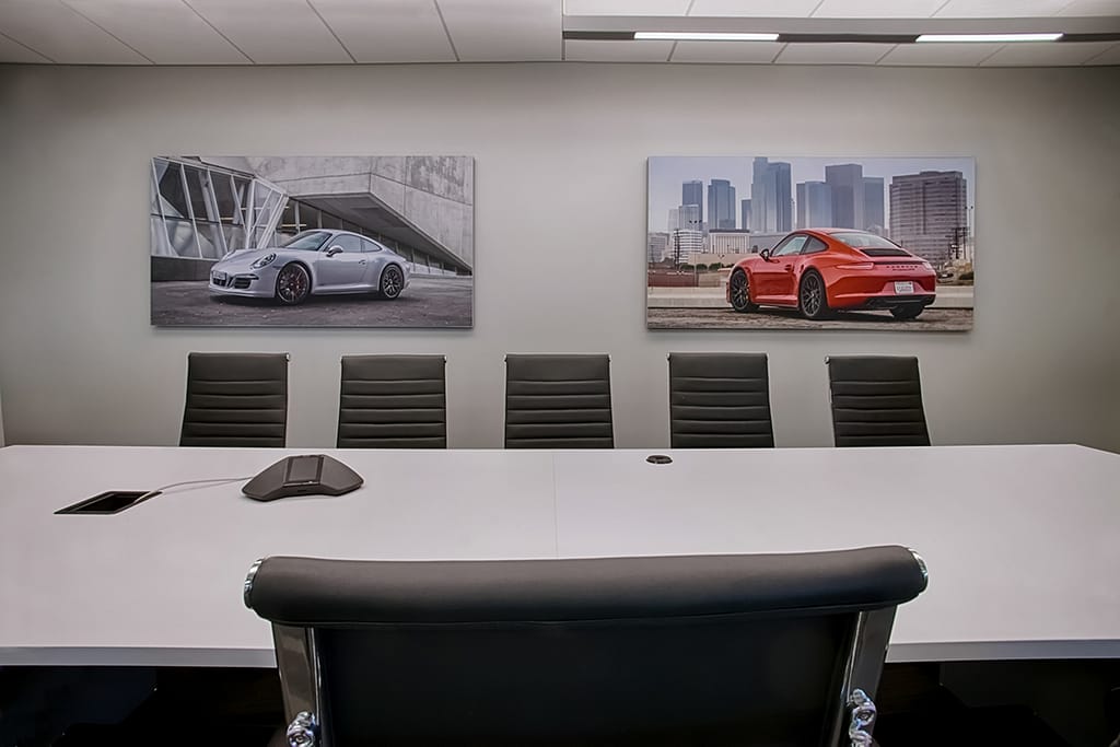 porsche interior design 04 - atlanta's commercial photographer architectural photograph of the interior design of conference room at one porsche drive in hapeville, georgia by atlanta architectural photographer karen images