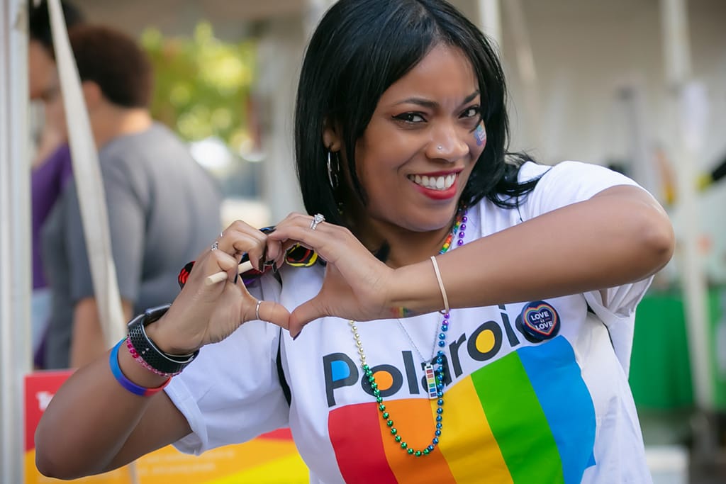 corporate marketing_advertising_commercial_ads_karen images 2023 - 021 - atlanta's commercial photographer an image of a woman at a pride event in atlanta, georgia photographed by commercial photographer karen images