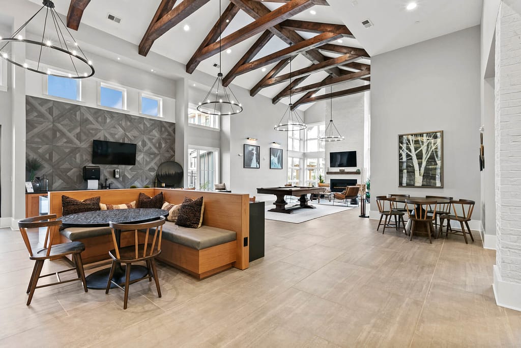 28 crofthouse_interior 5_karen images_2024 - 02 copy - atlanta's commercial photographer loung area at crofthouse photographed on a sunny day by architectural photographer karen images