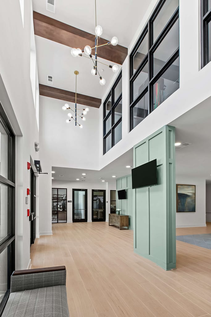15 - mcshane_the veranda at assembly - atlanta's commercial photographer interior of the verand at assembly a kitchen in a one bedroom model home at crofthouse photographed by architectural photographer karen images