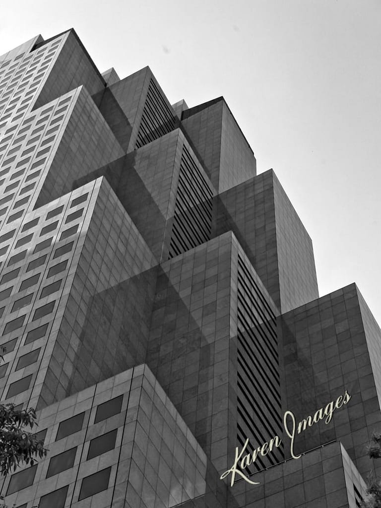 georgia pacific building - atlanta's commercial photographer a black and white image of fine art photography of the georgia pacific building in atlanta, georgia photographed by fine art photographer karen images